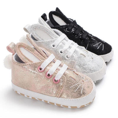 

Baby Kids Rabbit Party Boots Toddler Girl Boy Anti-slip PU Princess Shoes 0-18M