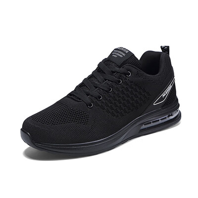 

Trend air cushion shoes male summer flying woven running shoes high school sports training breathable sports running shoes