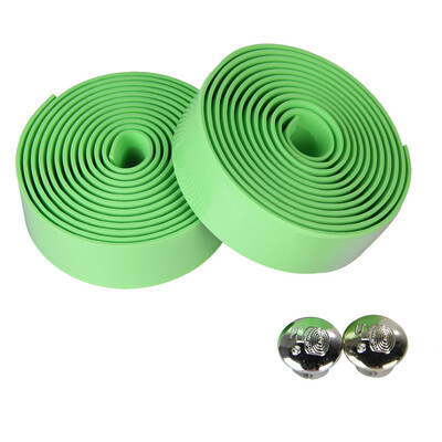 

2PCS Cycling Road Bike Sports Cork Handlebar Tape 2 Bar Plug