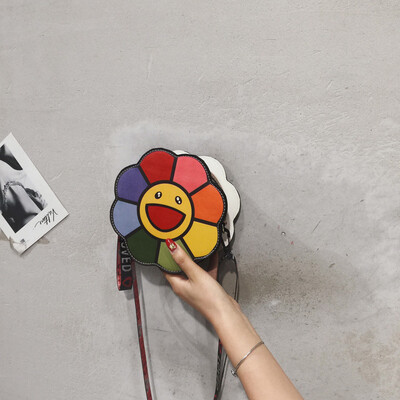 

Tailored Fashion Women Colourful Flower Leather Handle Bags Crossbody Bag Shoulder Bags