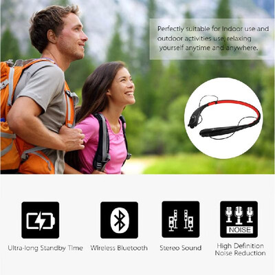 

Best-selling HV-930 Stereo Bluetooth Headset Neck-strap Sweat-proof Outdoor Sport Wireless Stereo Bluetooth 40 EDR Music Headph