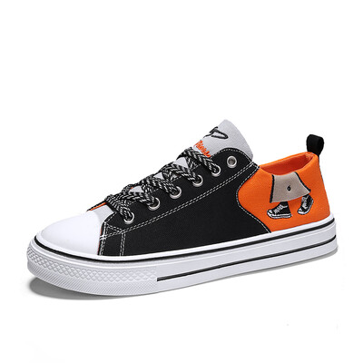 

2019 new Korean version of the trend of mens shoes wild breathable sports casual canvas shoes mens shoes summer tide shoes