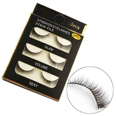 

〖Follure〗1 Box Luxury 3D False Lashes Fluffy Strip Eyelashes Long Natural Party