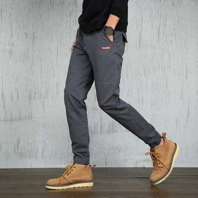 

Gobestart Summer Fashion Mens Pure Trousers&Small-footed Casual Pants
