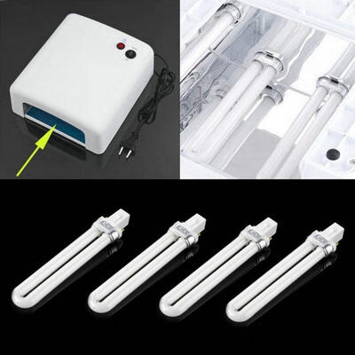 

4 X 9W Nail Art UV Machine Lamp Light Bulb Tube Dryer Replacement UV Gel Cure
