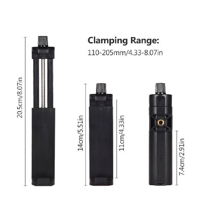 

YUNTENG Universal Phone Clip Tripod Mount Adapter with 14inch Thread Compatible with Tripod Monopod Selfie Stick Table Stand