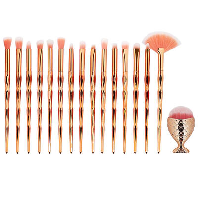 

Portable 16pcs Cosmetic Brushes Kits Face Eye Pens Beauty Makeup Tools Set