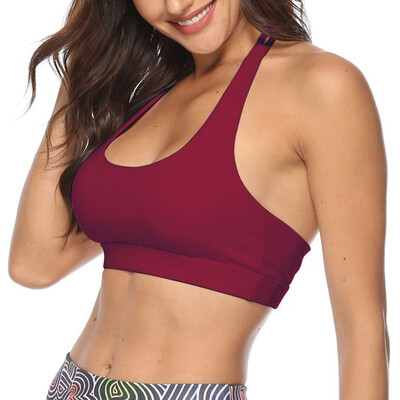 

2019 Sport Bra Yoga underwear Fitness Bra Top Sports Vest Beauty Back Sports Bra Top Shock-Proof High-Intensity