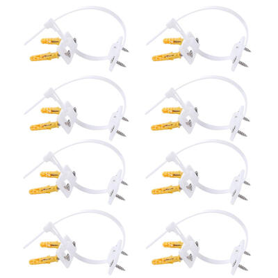 

1 Set Anti Tip Furniture Anchor Straps Connect Wall&Furniture Safe Lock