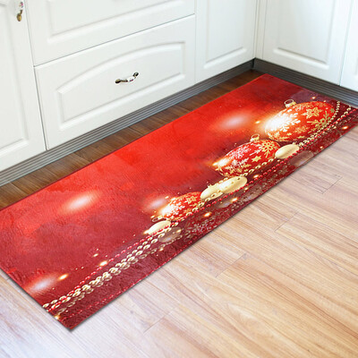 

〖Follure〗Christmas Floor Entrance Door Bathroom Mat Indoor Bathtub Carpet Doormats Decor