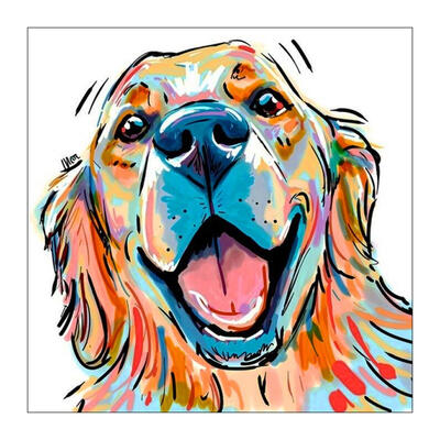 

5D DIY Diamond Painting Pug Cross Stitch Embroidery Mosaic Kit Needlework
