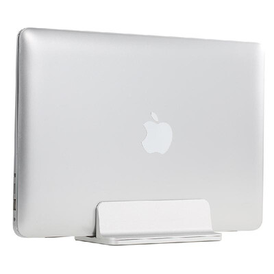 

Adjustable Vertical Laptop Stand Aluminum Alloy Holder Bracket Cooler Cooling Pad Space-saving for MacBook ProAiriPadiPhoneNot