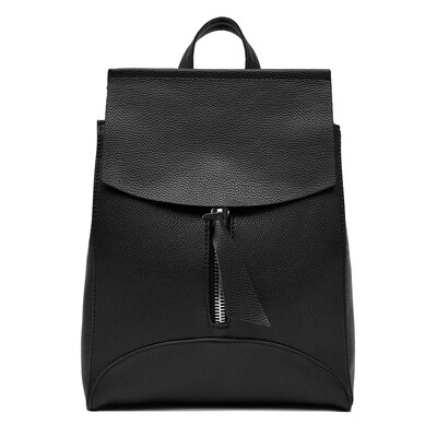 

Fashion Women PU Leather Backpack Lichee Pattern Zipper Mini School Bag