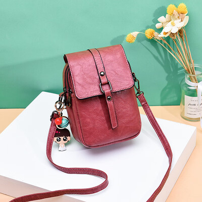 

2019 summer new womens bag fashion casual handbag mobile phone bag Korean version of the shoulder bag Messenger bag