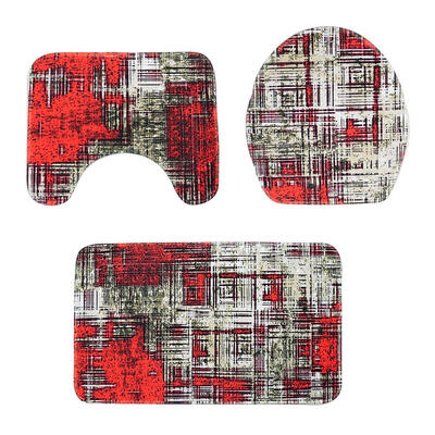 

3pcsset Non Slip Water Absorb Floor Rugs Carpet Bath Mats Bathroom Decor