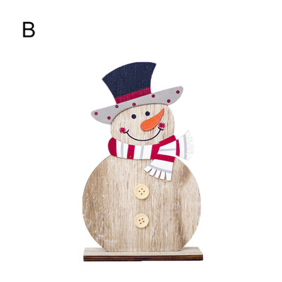 

Christmas Gift Snowman Ornament Festival Party Xmas Table Standing Decoration