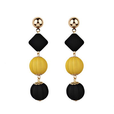 

Japan&South Korea Fashion Simple Personality Lob Nail Soft Sister Earrings Female Temperament Large Earring