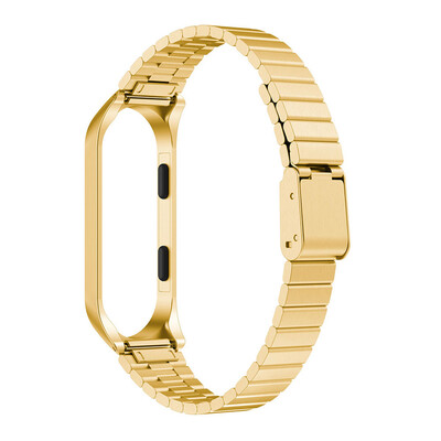 

〖Follure〗For Xiaomi Mi Band 3 Stainless Steel Wristband Metal Case Ultrathin New Strap