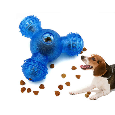 

Gobestart Pet Dog Chew Toy Food Dispenser Ball Bite-Resistant Natural Clean Teeth