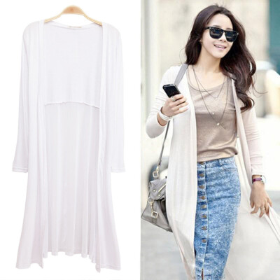 

Toponeto Women Boho Beach Chiffon Long Cardigan Kimono Coat Tops Kaftan Maxi Coat