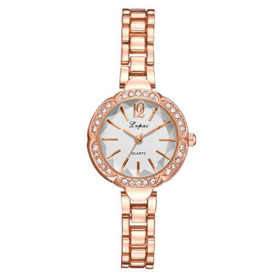 

Luxury Womens Watches Irregular Dial Fashion Ladies Quartz Wristwatch With Rhinestone Strap Featured Clock Bayan Saat