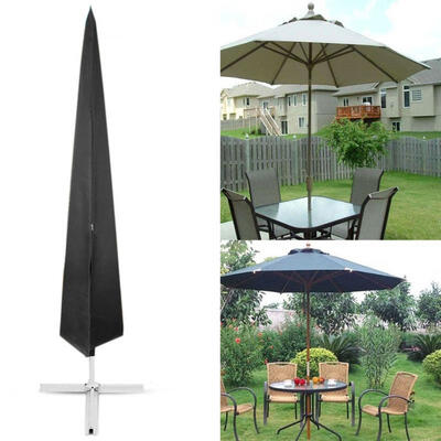 

Greensen Parasol Cover Large Cantilever Waterproof Dustproof Umbrella Cover Black