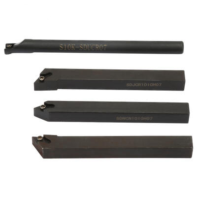 

Greensen S10K-SDUCR07SDJCRSDJCLSDNCN1010H07 Lathe Tool Holder 4pcs DCMT0702 Insert 4pcs Wrench