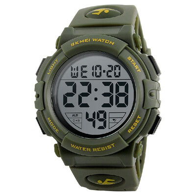 

SKMEI Man Watch Wristwatch Fashion Watch Multifunction Waterproof Outdoor Sports Luminous Watch 1258 Army Green