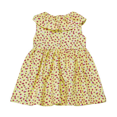 

Children Dresses Kids Girl Sleeveless Flower Print Cotton floral Dress Baby Girl Spring Summer Dresses for Girls