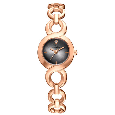 

Best Selling Women Watches Rose Gold Scale Dial Ladies Casual Quartz Wristwatch Hollow Bracelet Strap Clock Zegarki Damskie