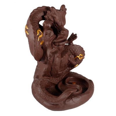 

Greensen Caremic Incense Burner Smoke Backflow Censer Cone Holder for Home Decoration Gift