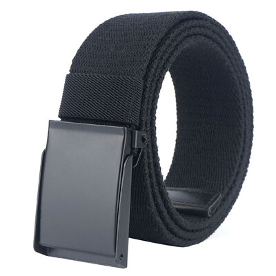 

New Mens belt Quality Canvas Automatic Buckle belts Fashion Casual Mens Leather belt Youth Students Jeans chain belt