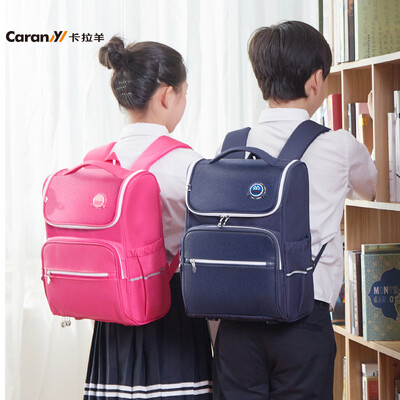 

Xiao Yang YANG Childrens Schoolbag Ultra Light Waterproof Reduced Student Leisure Backpack Set Pen Bag Stationery Bag Rose