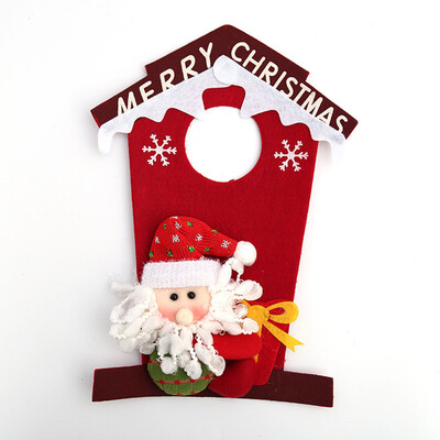 

〖Follure〗Merry Christmas Ornament Home Decoration Tree Door Hang Children Gifts Nonwoven