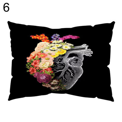 

Letter Flower Love Heart Hand Pillow Case Cushion Cover Sofa Bed Car Cafe Decor