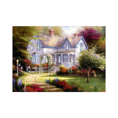 

DIY 5D Dream House Tree Resin Diamonds Painting Villa Cross Stitch Decorative Embroidery Picture Crafts Needlework