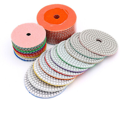 

1PC 4 inch Diamond Wet Polishing Disc Sander Pad for Marble Stone Grinding Tool