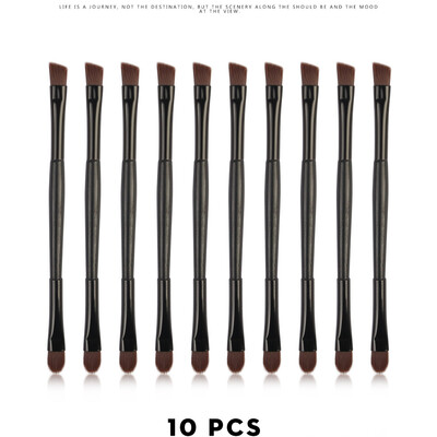 

Toponeto 10pcs Cosmetic Double Head Makeup Brush Blusher Eye Shadow Brushes