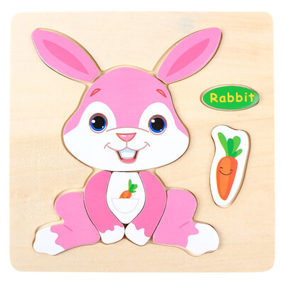 

Gotoamei Wooden Puzzle Educational Developmental Baby Kids Training Toy