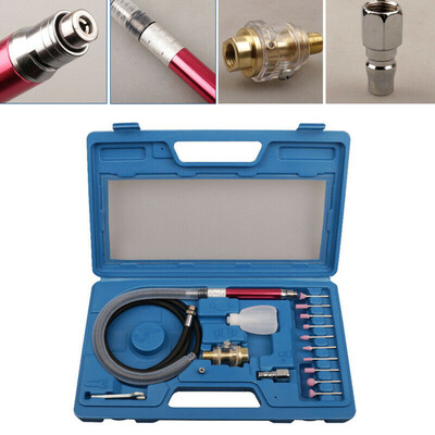 

〖Follure〗65000RPM Air Micro Die Grinder Kit Pneumatic Grinding Small Engraving Pen Set