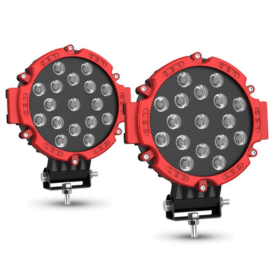

7inch LED Work Lights 51W Backup Pods Off Road ATV Tractor Pickup Driving Marine