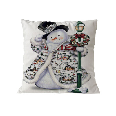

Tailored Christmas Cotton Soft Pillow Case Sofa Waist Throw Cushion Cover Home Decor