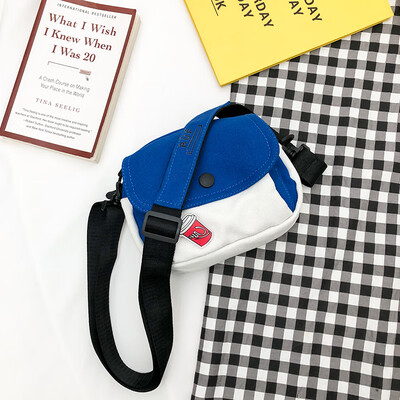 

Small bag canvas bag womens shoulder Messenger bag college students summer Joker Japanese ancient feeling girl ins