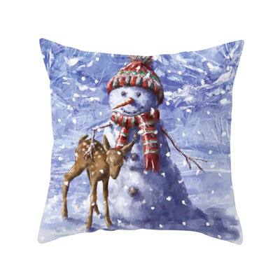 

Tailored Merry Christmas Super Soft Square Throw Pillow Pillow Cover 45x45cm Home Decor