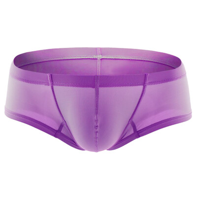 

Tailored Mens Sexy Underwear Transparent See Through Shorts Hot Lip Print Underpants
