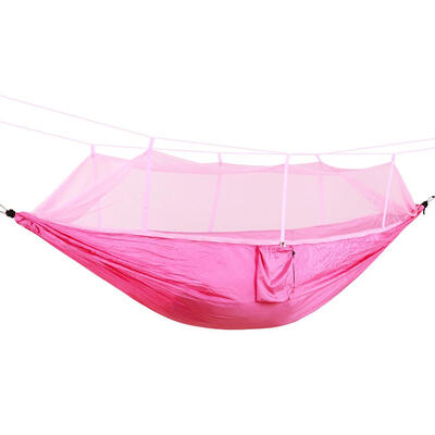 

Portable Nylon Parachute Hammock Mosquito Net Camping Leisure Double Person