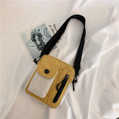 

Sen series 2019 new tide Harajuku wind Messenger bag Korean version of the shoulder bag ins wild canvas net red small bag female