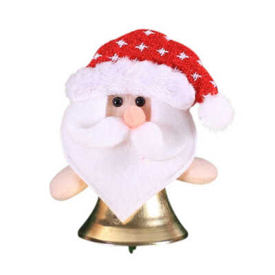 

New Hot Colorful SnowmanSanta ClausElk Bells Christmas Decor Pendants Hanging Xmas Tree Hanging Doll Pendants Crafts Accessories