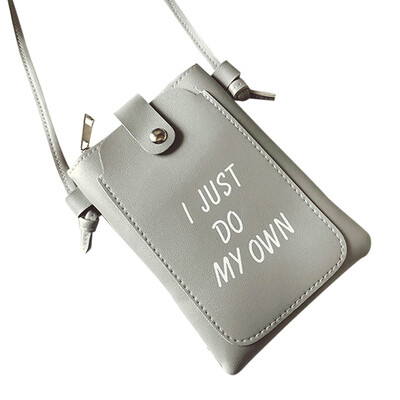 

Tailored Cute Women Letter Mini Bags Leather Small Clutch Girl Shoulder Messenger Bag BK