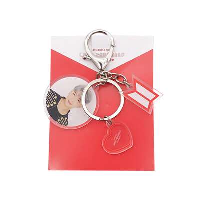 

CAR-TOBBY Kpop BTS EXO TXT GOT7 Twice Blackpink Acrylic Keychain Bag Pendant Fashion Charm